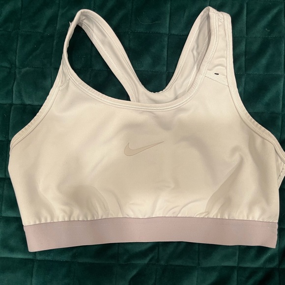 Nike Dri-Fit White sports bra - Picture 1 of 3